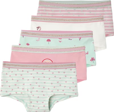 Vertbaudet Set van 5 shorties voor meisjes