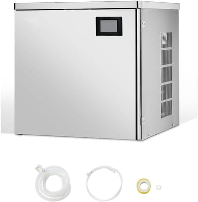 IJsblokjesmachine - Commerciële Bovenunit (Alleen Kop) - Capaciteit 181 kg per dag - Roestvrij Staal + PE-Kunststof - Slim Bedieningspaneel - Reiniging met Eén Knop - Voor Horeca