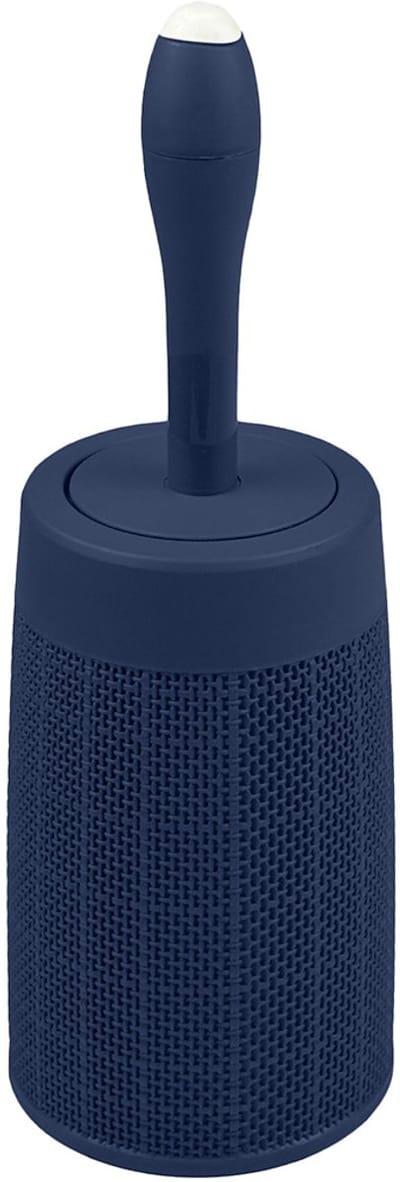 Toiletborstel 'Hessian' - WC borstel met houder - Doseerknop - Hygiënisch - Donkerblauw