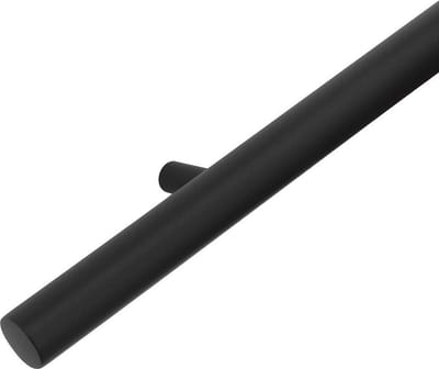 IVOL Design trapleuning zwart - 300 cm met 4 houders