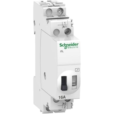 Schneider Electric Acti9 itl impulse relay 1p 1 Nee 16 A 50 / 60 hz coil 24 v ac / 12 v dc
