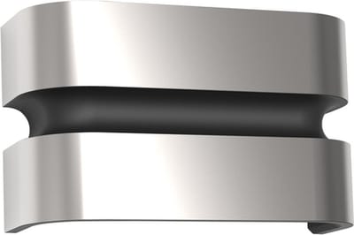 LUTEC Maya - LED wandlamp voor buiten - Up & Down - Roestvrij staal - 1000Lm krachtig licht - 3000K warm wit licht - IP44 weerbestendig - Zilvergrijs - 108 x 180 x 65 mm