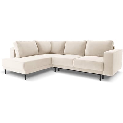 4-zits hoekslaapbank Caro velvet links | Micadoni Limited Edition