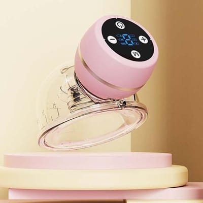 Autonomie de batterie plus longue Tire-lait électrique Affichage LED Faible bruit Tire-lait mains libres 9 niveaux Tire-lait silencieux rose
