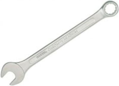 Ringsteeksleutel 15 mm – Chroom Vanadium – Satin Finish – TOOLTECH