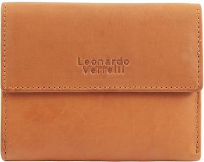 Leonardo Verrelli Herenportemonnee horizontaal echt leer Lawi, duurzaam