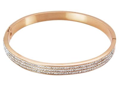 Amanto Armband Darli - 316L Staal - 4mm - 58x52mm