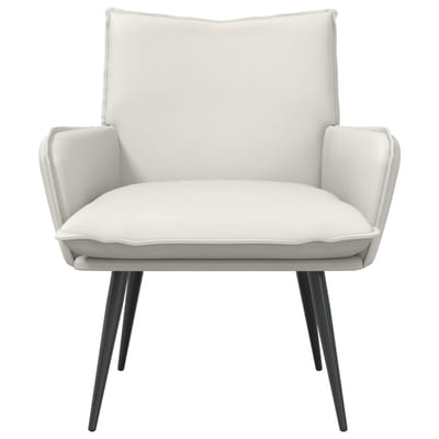 vidaXL - Fauteuil - Wit - Kunstleer