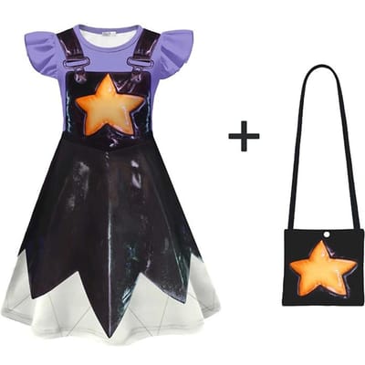 Horror Game Poppy Playtime Lily Cosplay Kostuum voor Meisjes Kinderen Halloween Carnavalsfeest Verkleed Outfit 100cm black