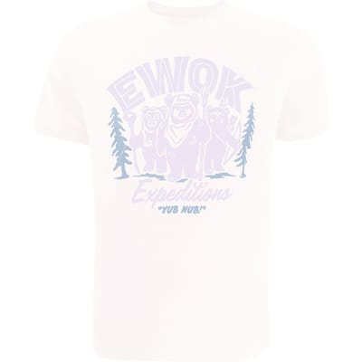 Star Wars Heren Expeditie Ewok T-Shirt (Wit)