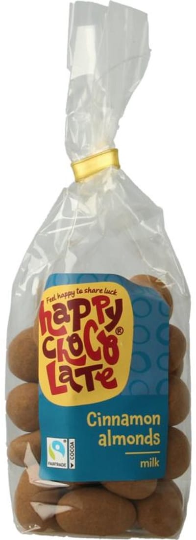 Happy Chocolate Melkchocolade Amandelen met Kaneel 175GR