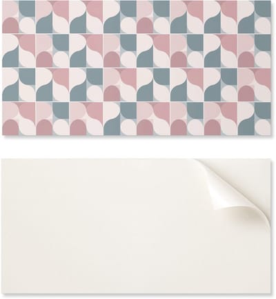 Zelfklevend vinylpaneel voor hal, 100x50 cm, abstract geometrisch patroon