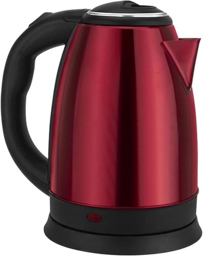 Elektrische Waterkoker - Snel Koken - Warme Drankjes Maken - Automatische Uitschakeling - 2 Liter - Rood