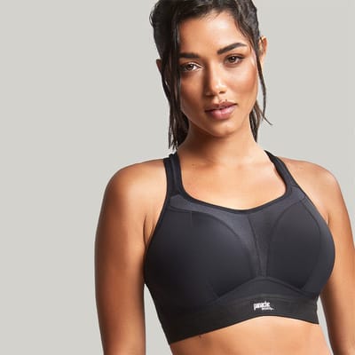 Panache - Boundless Sport BH zonder beugel - Black - 65K
