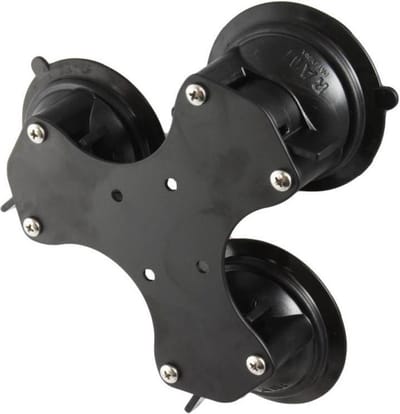 Triple 8.5 cm zuignap houder