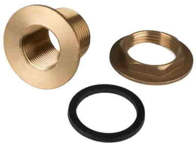 Regenton aansluiting, Regenton doorvoer, Tank doorvoer, rechte Tankdoorvoer AG 1"x IG3/4"