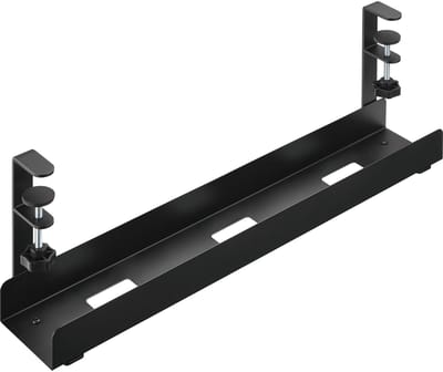InLine bureau kabelgoot met klembevestiging | 60 x 15,7cm | zwart