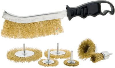 CROP Staalborstel Set 7-delig