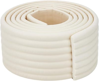Ladderkussens Stapelbed - Antislip Strips Meubels - Meubels Beschermen - Zelfklevende NBR Materiaal - 2 meter 80 mm - Gebroken Wit
