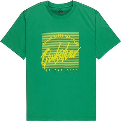 Quiksilver Retro Mood T-shirt Met Korte Mouwen Groen L Man