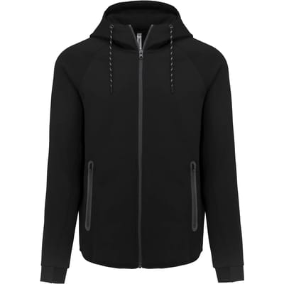 PROACT® Herenjas met capuchon performance PA358 - Black - XXL