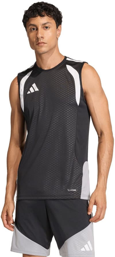 adidas T-shirt Heren Tiro 26 Competition Sleeveless Jersey Zwart - Maat S