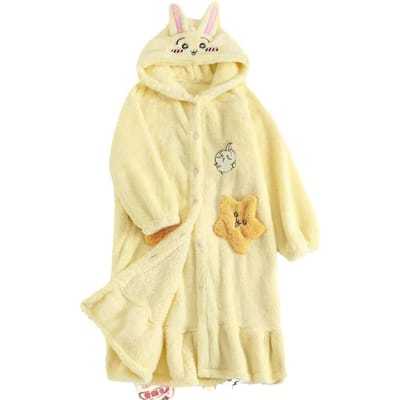 Komedie Volwassen Usaki Cosplay Halloween Kostuum Jumpsuit Usaki Pyjama Kerst Carnaval Grappige Pyjama S beige