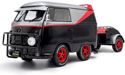 VW T1 Kool Kombi + aanhanger The A-team '24 Solido schaal 1:18