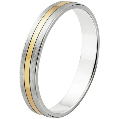 Orphelia OR9146/4/NCY/60 - Wedding ring - Bicolore 9K
