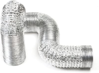 Flexibele slang voor ventilatiekanalen 300 mm x 3 m - afvoerslang voor verwarming, koeling en ventilatie