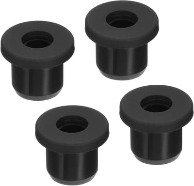 4 Stuks Rubber Grommets 10mm Montage Diameter Ronde T-Type Siliconen Dichtingen voor Kabel- en Pijpbescherming
