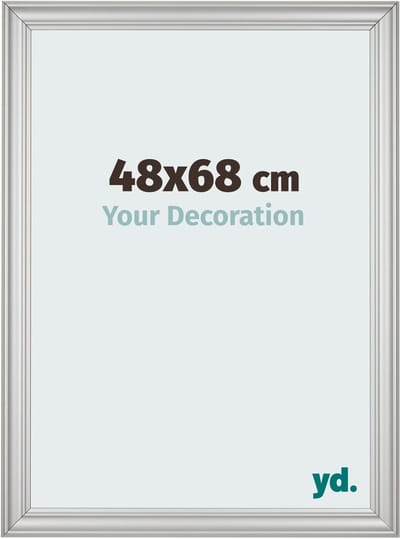 Your Decoration - Fotolijst 48x68 cm - MDF - Zilver Mat - Lazio