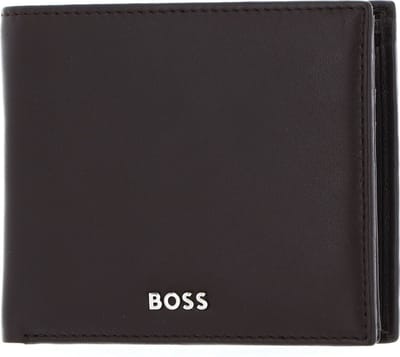 HUGO BOSS Leren Portemonnee Classic Smooth Wallet Brown Donkerbruin