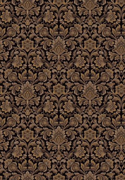 Boråstapeter Vliesbehang 4522 - Anno - Klassiek Zwart - 53cm x 10.05m