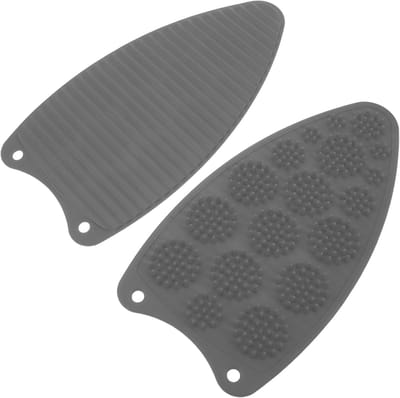 Hittebestendige Strijkmat - Siliconen Onderlegger - Veilig Strijken - Antislip Oppervlak - 23.7 x 12.5 cm - Grijs
