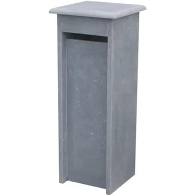 Brievenbus Alicante Hat - Natuursteen - Blauwe Hardsteen - 34x103x34cm