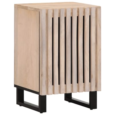 vidaXL - Badkamerkast - 38x34x58 - cm - massief - mangohout