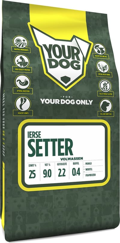 Yourdog Ierse setter Rasspecifiek Adult Hondenvoer 6kg | Hondenbrokken