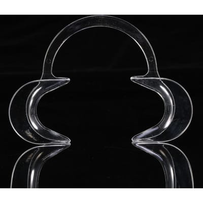 10 stuks 6 Types Wegwerp Tanden Bleken Mondopener Wang Tandheelkundige Clear C-Type Retractor Small