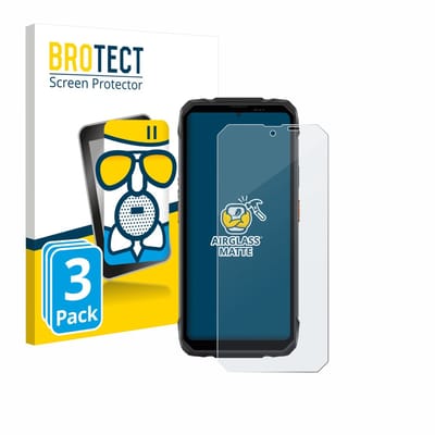 BROTECT - Screenprotector voor Blackview Rock 1 - Folie Beschermfolie Beschermglas matte 3 Stuks