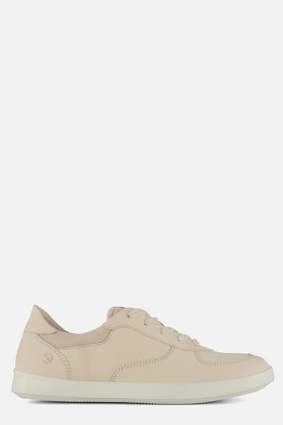 Ecco Leisure - maat 39 - Sneakers Beige Leer - Dames