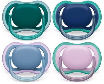 Avent Fopspeen 6-18M Ultra Air Mix Blauw Paars (2 stuks)