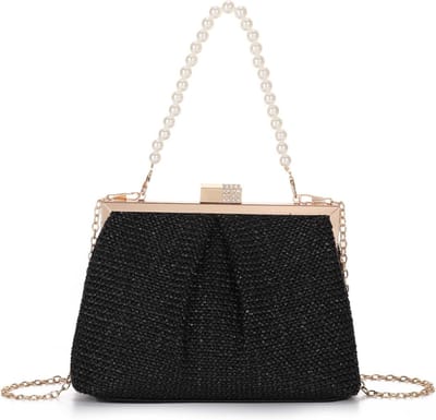 Stro Schoudertas - Zomer Tas - Strand Dagen - Handgevlochten Design - 23 cm Breed - Natuurlijk