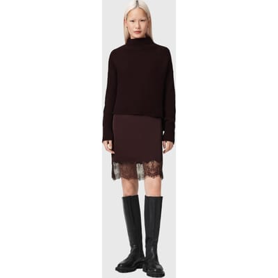 AllSaints Eloise Dress Oxblood Red Taglia: S | Abiti Mini Outlet | Donna | Rosso