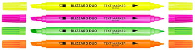 Toma Blizzard Duo dubbelzijdige markers - 4 kleuren