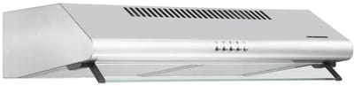 Heinner XCH-450S Onderbouw Afzuigkap 60 cm – 326.4 m³/u – 3 Standen – 2x 60 W Motor – 1x 2 W LED-Verlichting – 2 Aluminium Vetfilters – 5 Jaar Garantie – Zilver