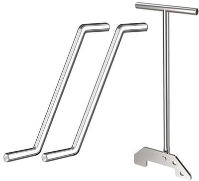 Dailygoods- Sleutelset voor Afvalverwijderaars - Sleutel voor Ontstoppen - Duurzaam Staal - Keukengereedschap - Efficiënte Reparatie - Geschikt voor Dagelijks Gebruik - Moersleutel