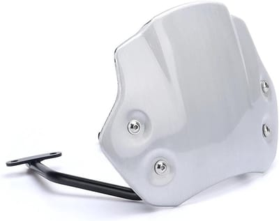 Motorfiets Windscherm - Winddeflector Kuip - Comfortabele Rit - Aluminium Constructie - 650 g - Zilver