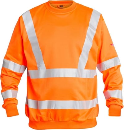 F. Engel 8011-228 EN 20471 Sweatshirt Oranje maat L