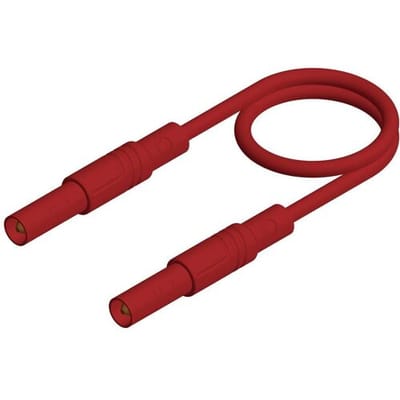 Hirschmann Test & Measurement MLS SIL GG 200/1 Veiligheidsmeetsnoer Banaanstekker 4 mm Banaanstekker 4 mm 2.00 m Rood 1 stuk(s)
